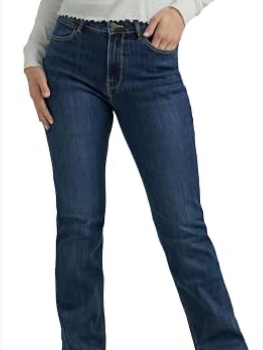 Eddie Bauer Slightly Curvy Straight Jeans Size 8